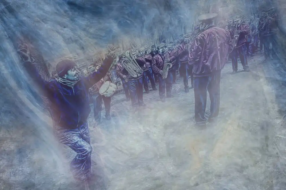 nebula: Dancing Guy With Bando