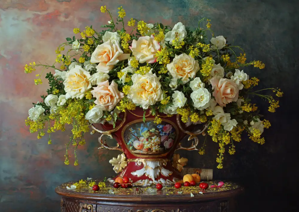 Morozov, Andrey: Stillleben mit Rosen