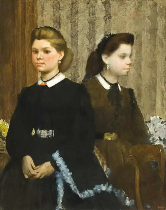 Degas, Edgar: Bellelliovy Sisters (Giovanna and Giuliana)