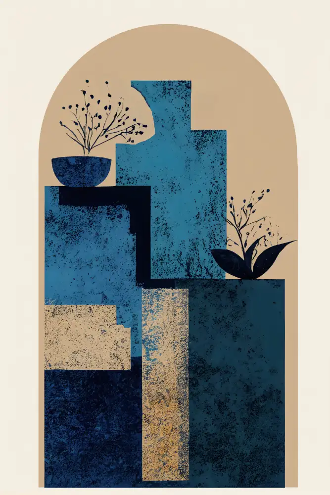 Treechild: Vase Bleu