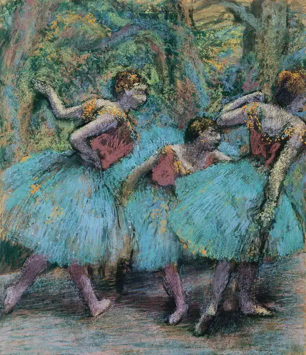 Degas, Edgar: Trois ballerines