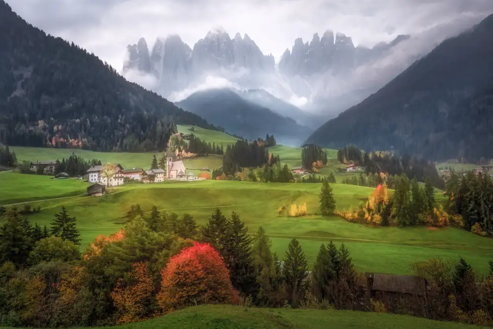 Yang, Jianping: Fall Colors at  Dolomites
