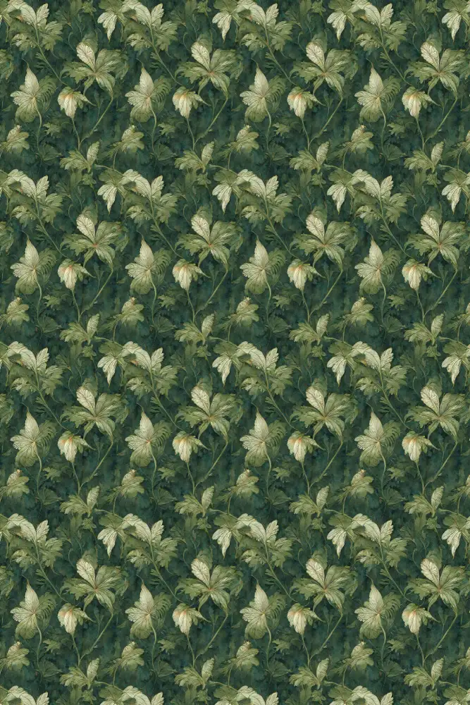 Treechild: Modèle de feuilles vertes