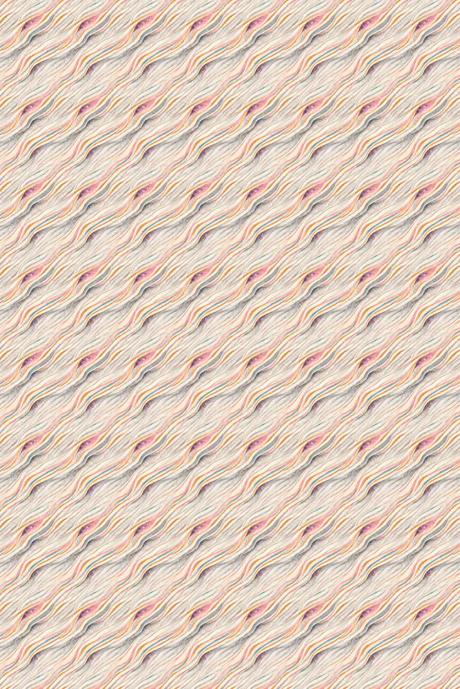 Treechild: Pastel Waves Pattern