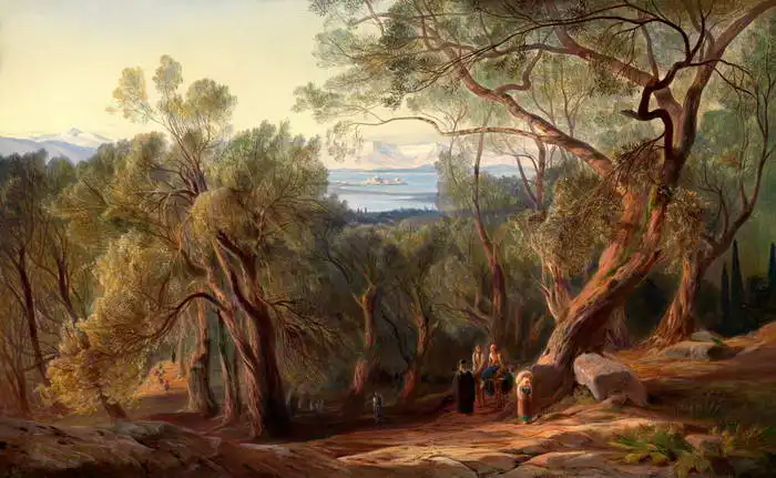 Lear, Edward: Corfu from Santa ...