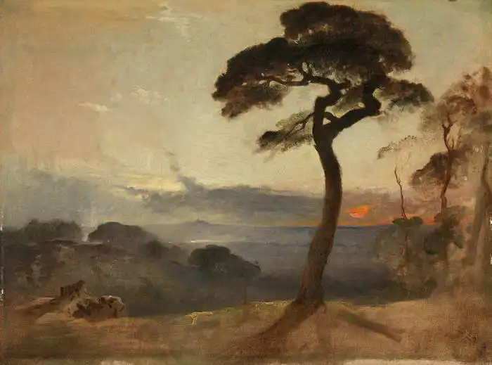Danby, Francis: Hampstead Heath (sunset)