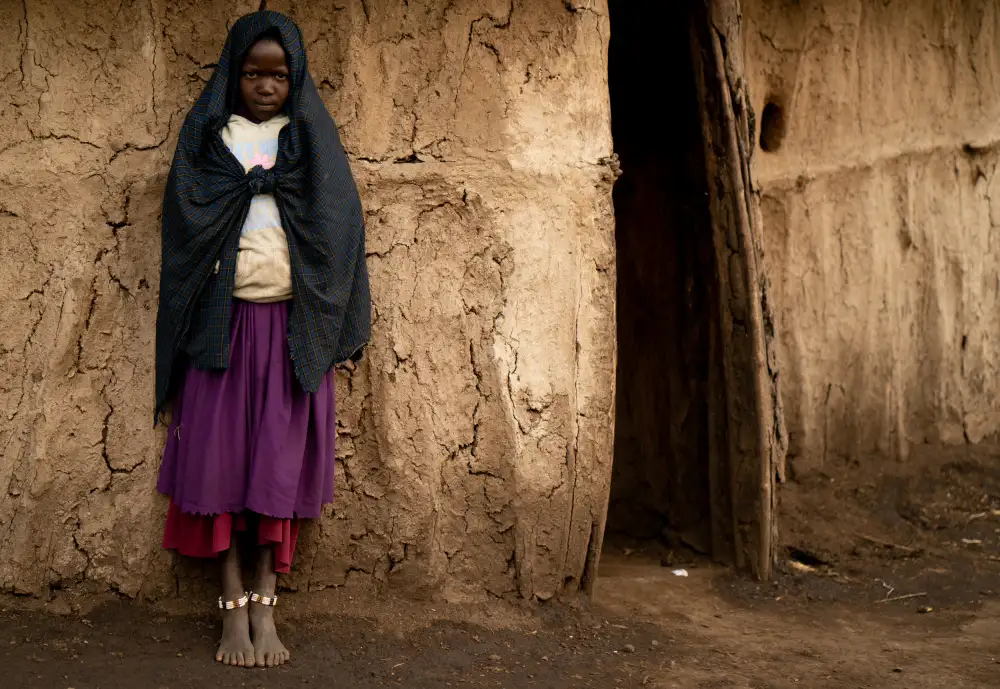 Chawla, Shobhit: Masai girl .. at her home