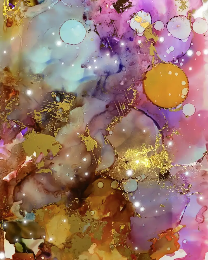 Day, Ruth: Alcohol Ink Pink
