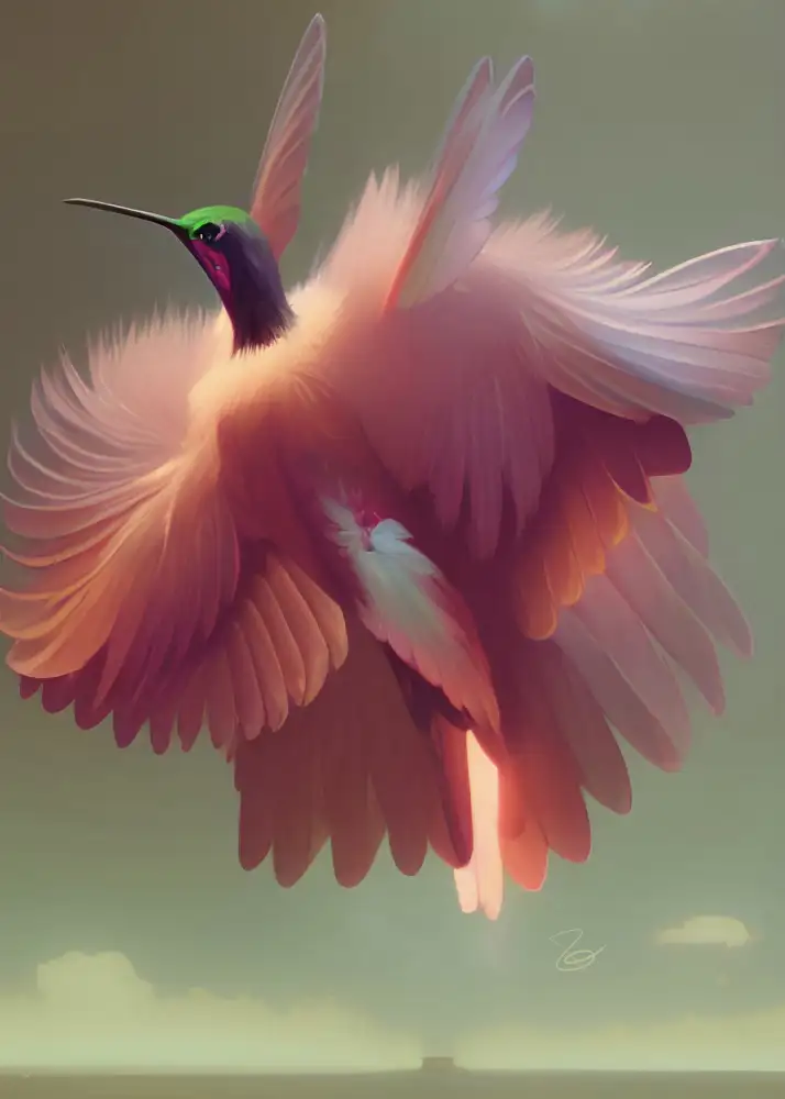 Day, Ruth: Humming Bird with Pink Wings