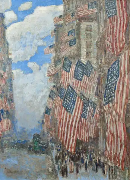 Hassam, Childe: the 4th of July