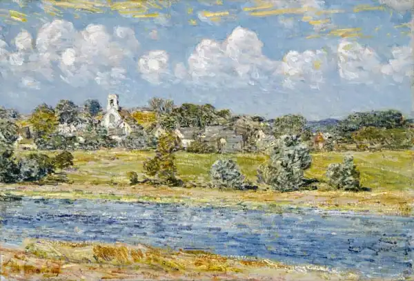 Hassam, Childe: Landscape of Newfields, New Hampshire
