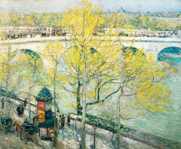Hassam, Childe: Pont Royal, Paris