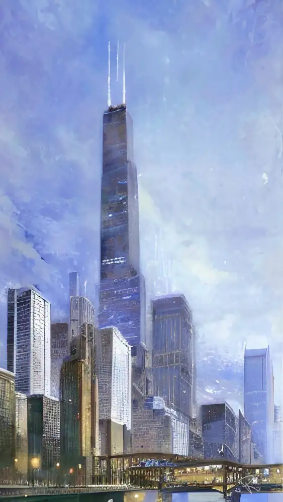 Day, Ruth: Chicago Skyline