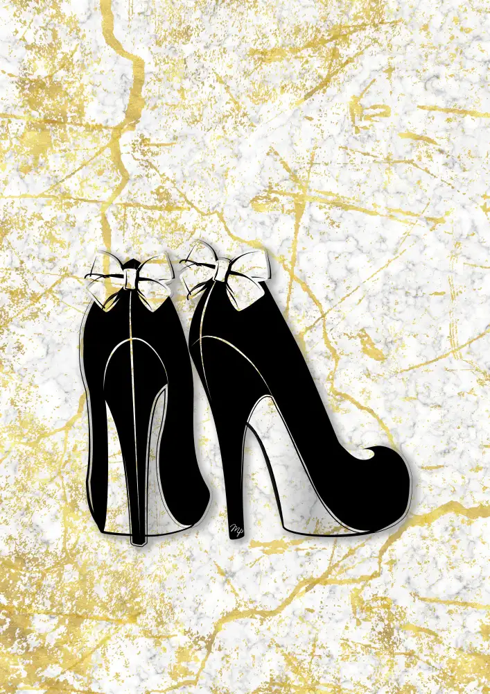 Martina: Marble Heels