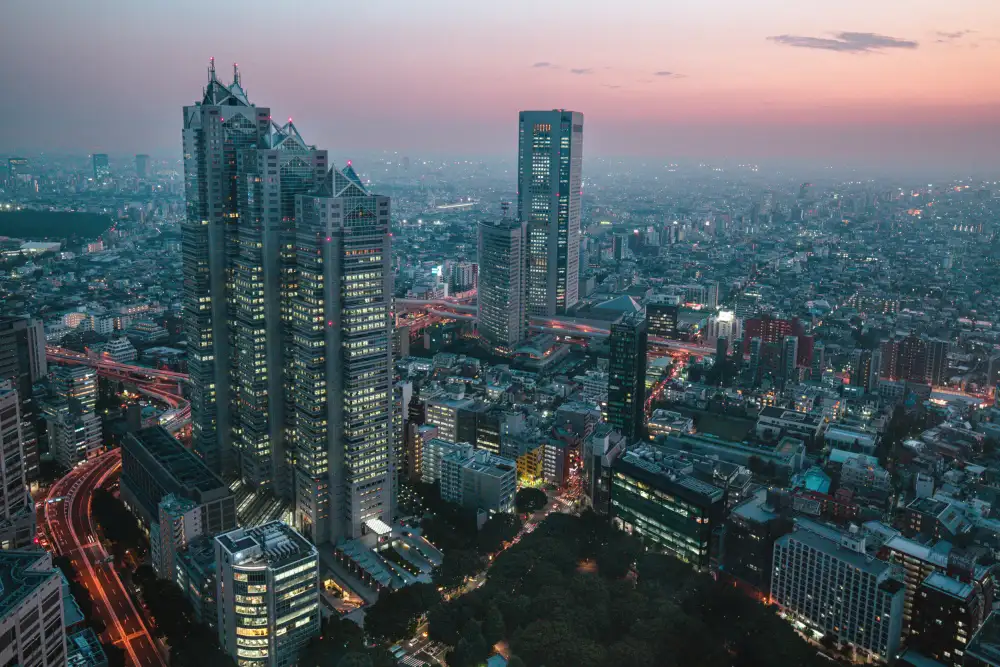 sirou.minami: Tokyo at dusk