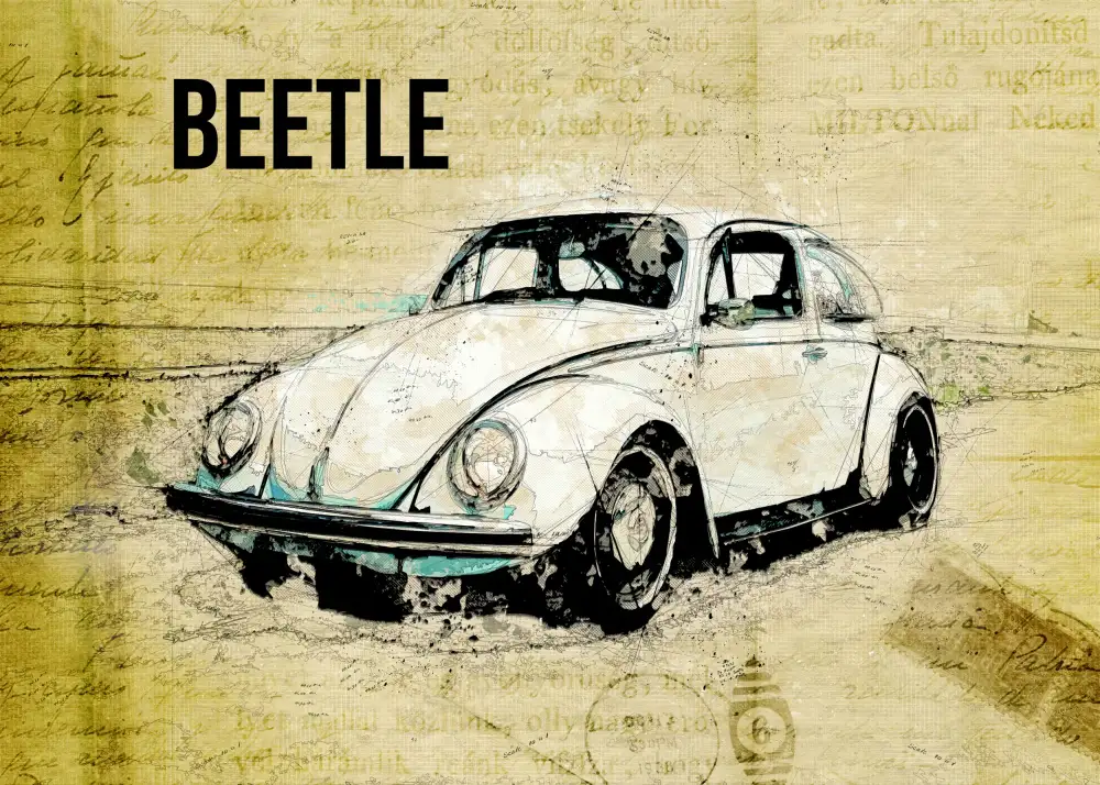 studio, senja Lembayung: Volkswagen VW Coccinelle