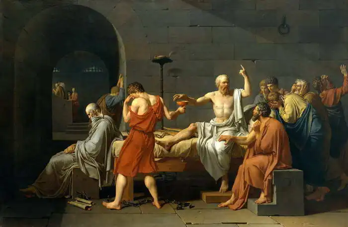David, Jacques-Louis: Death of Socrates