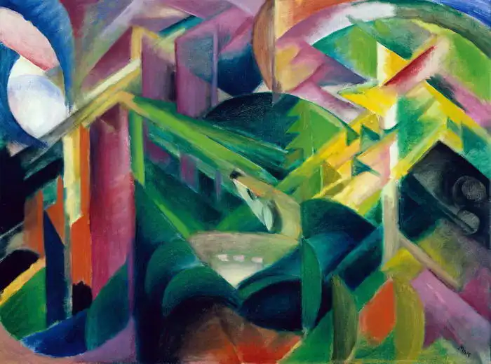 Marc, Franz: The monastery garden
