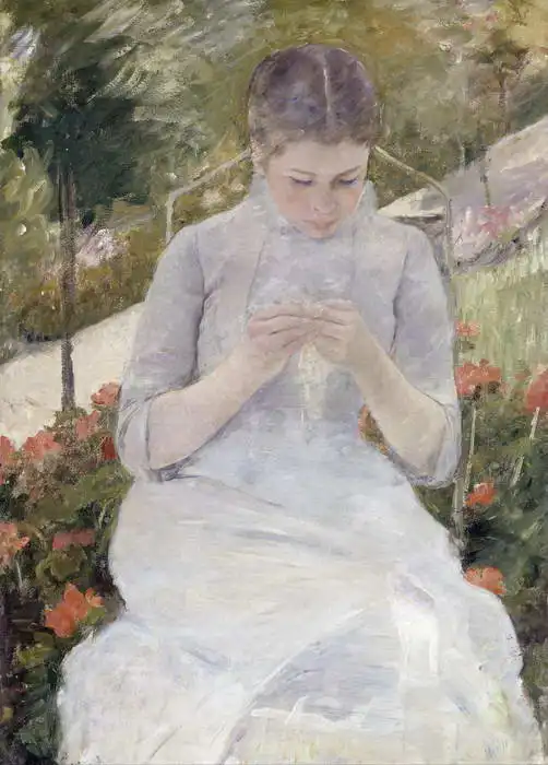 Cassatt, M. S.: Girl in the garden