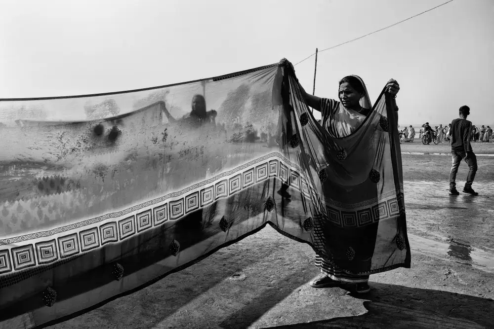 Nandi, Shaibal: Saree Sušení3