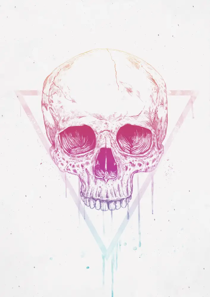 Solti, Balazs: Skull in a triangle