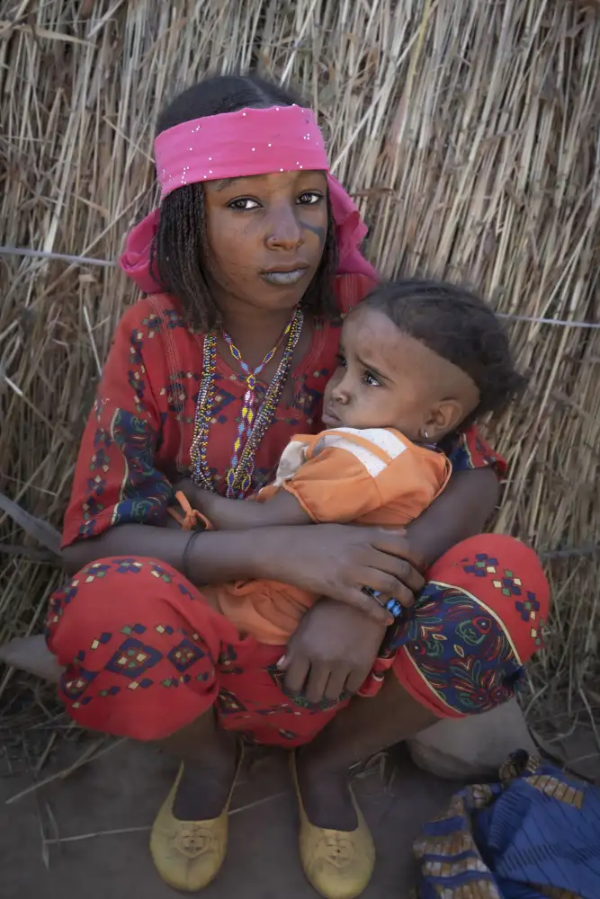 Molina, Elena: dans un village peul,dans la vallée de Faro,Cameroun