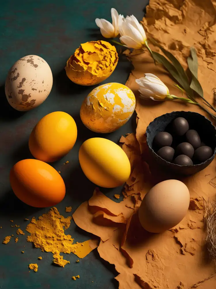 Treechild: Oeufs colorés