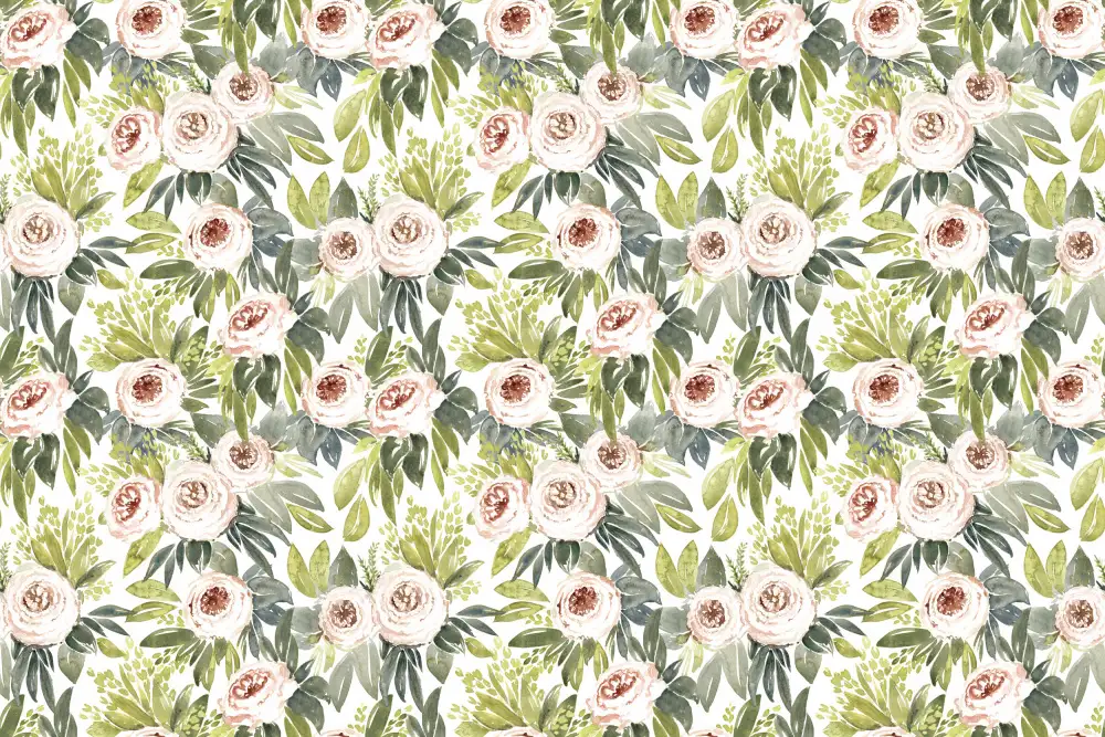Blursbyai, Laiz Rosana: Ananada-Aquarell-botanisches Muster