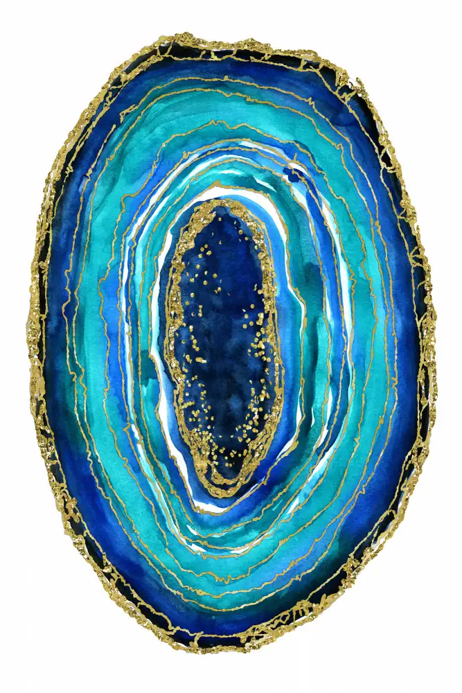 Blursbyai, Laiz Rosana: Türkise und blaue Geode