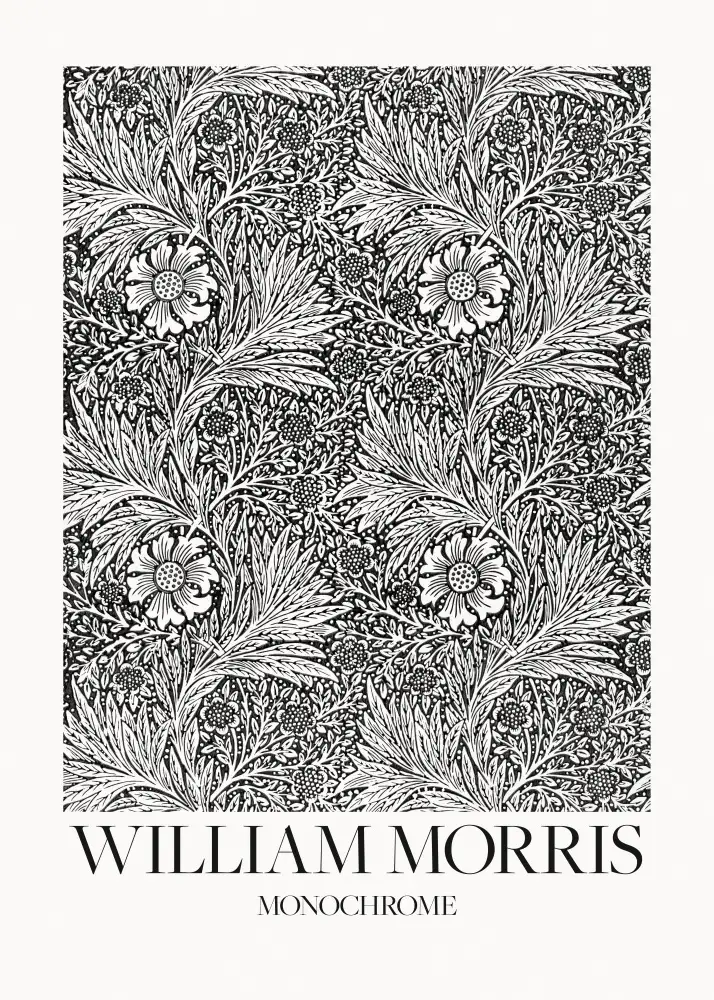 Morris, William: Marigold Monochrome