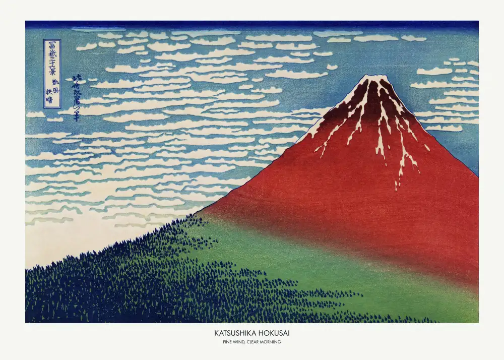 Hokusai, Katsushika: Fine Wind, Clear Morning