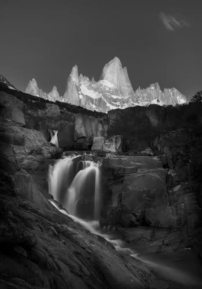 Wei, Rong: Fitz Roy and Waterfalls