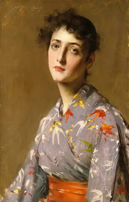 Chase, William Merritt: Japanese girl dress