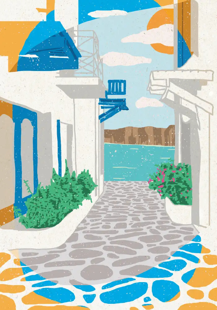 Demir, Aylin: A Street in Greece