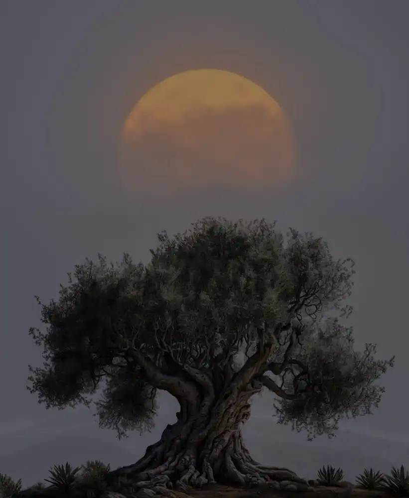 Or, Bar Eyal: The old olive tree