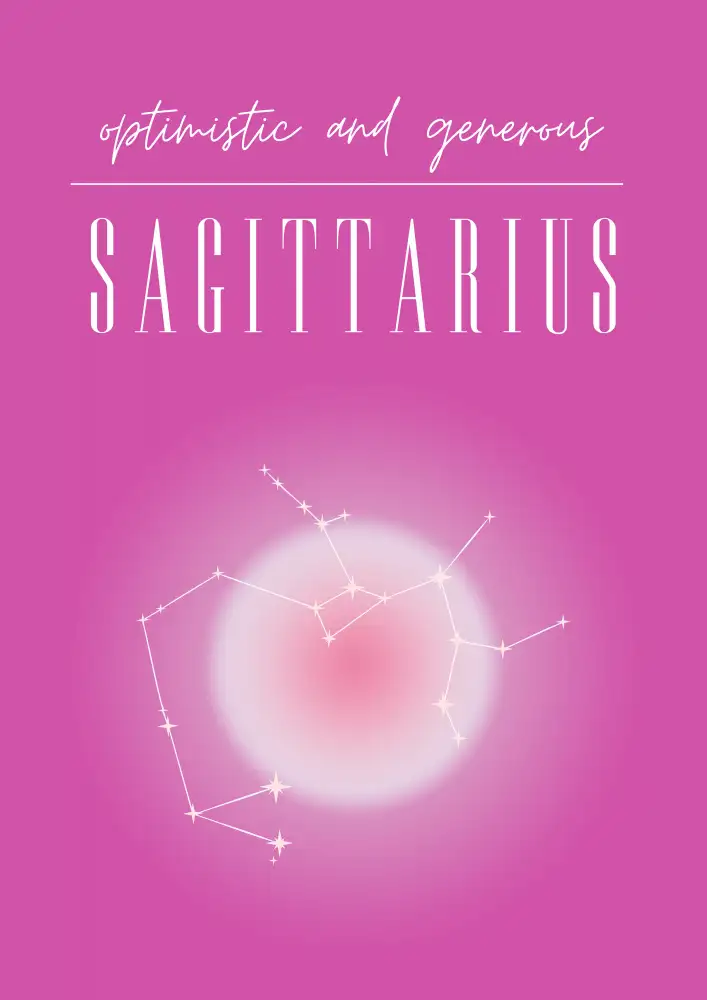 Amélie: Sagittarius Zodiac Print Art