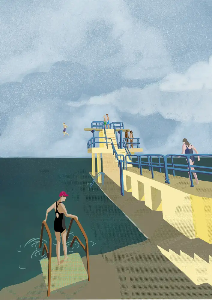 Trudgett, Charlotte: Blackrock, Salthill, Galway Ireland Art Print