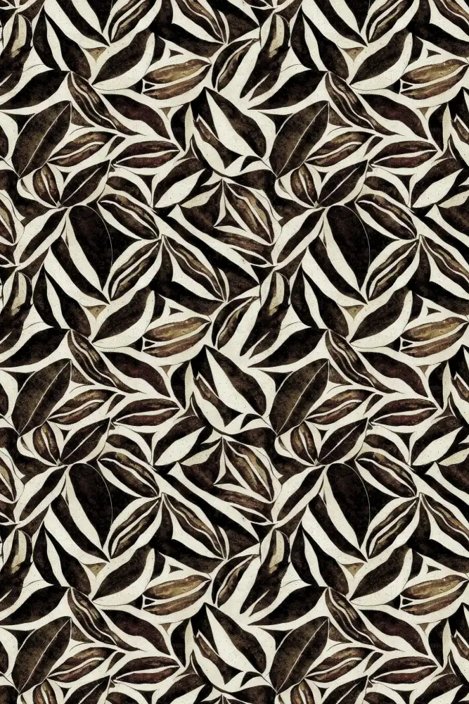 Treechild: Motif de feuilles brunes
