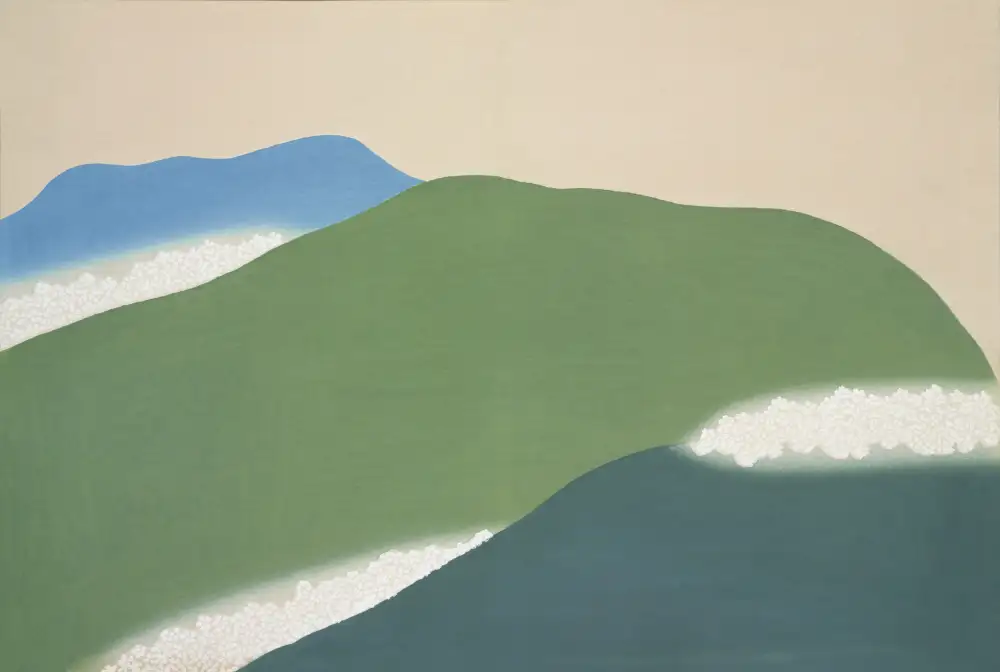 Sekka, Kamisaka: Green mountains from Momoyogusa