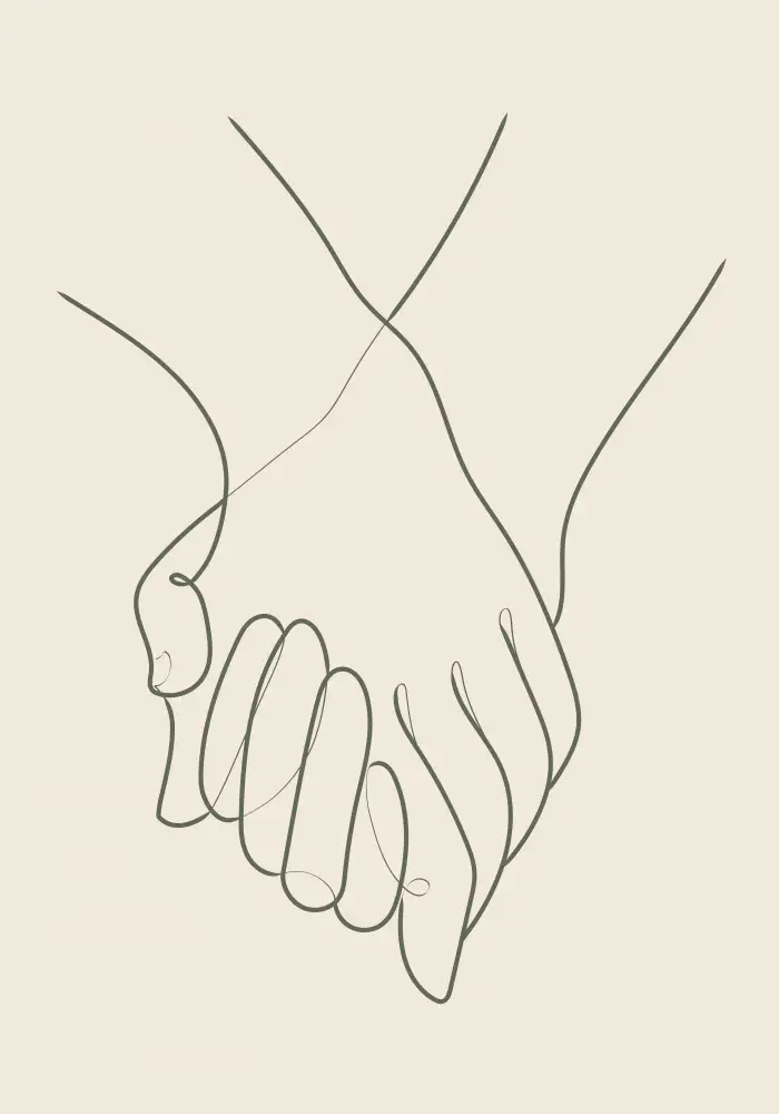 Studio, Pictufy: Holding Hands Green