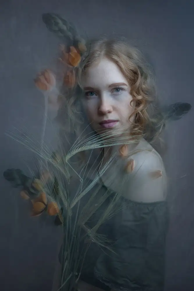 Franke, Ruth: orangefarbene Blüten
