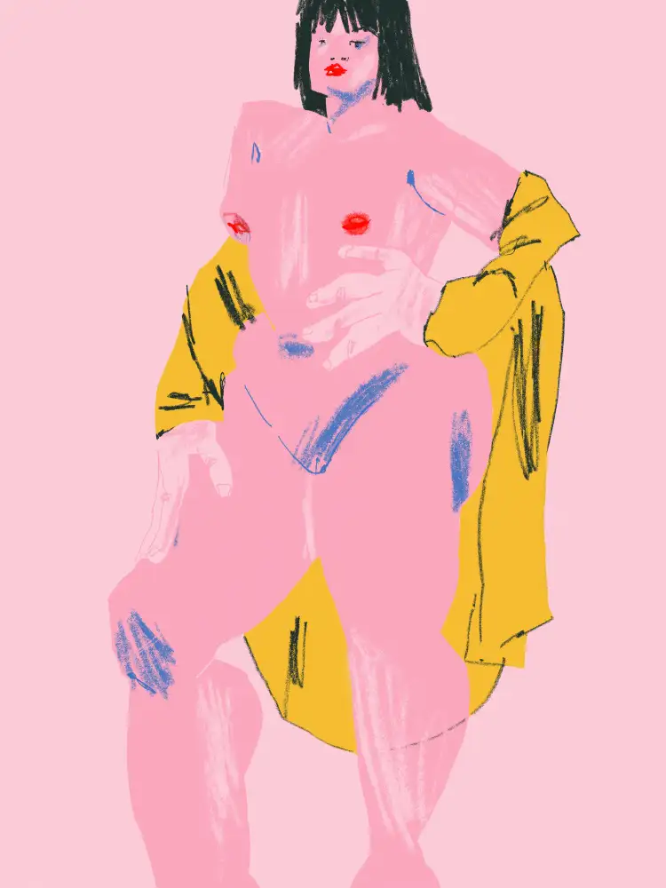 Gulina, Francesco: Pink & Yellow Nude