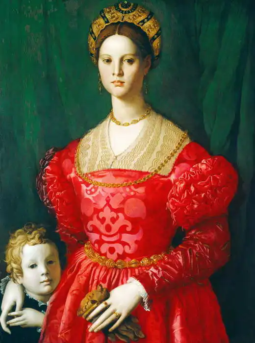 Bronzino, Agnolo: Young girl with boy