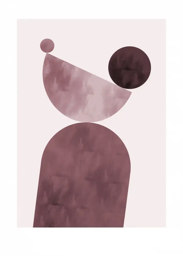 Studio, Pictufy: Geometrische Formen Lila
