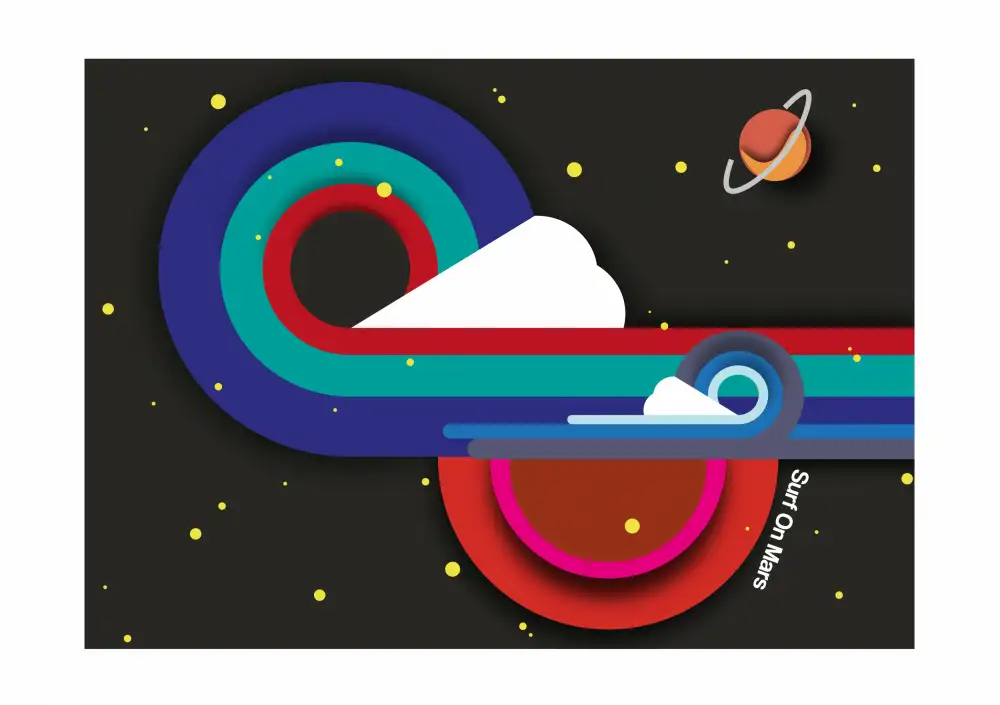 Collett, Frances: Surfer sur Mars