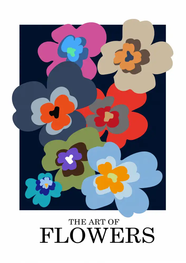 Collett, Frances: The Art Of Flowers Blue