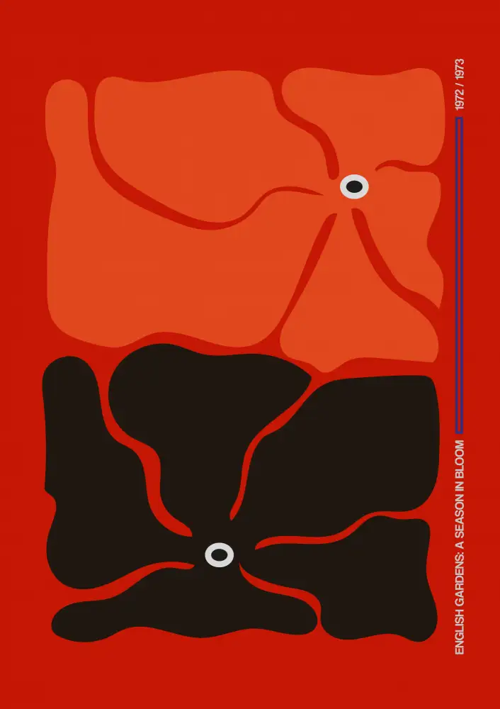 Collett, Frances: Deux par deux fleur rouge