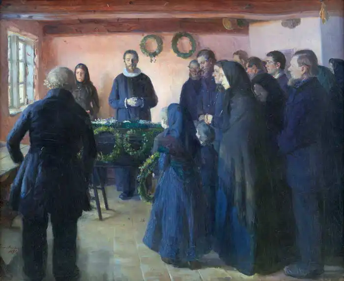 Ancher, Anna: Funérailles