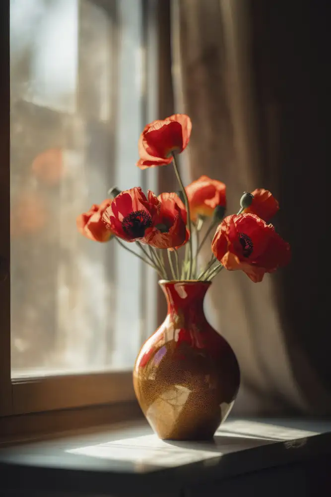 Treechild: Coquelicot dans un vase