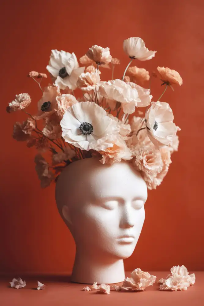 Treechild: Vase Tête Blanche